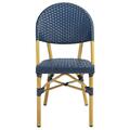 Safavieh Barrow Indoor Outdoor Side Chair, Navy FOX5203D-SET2